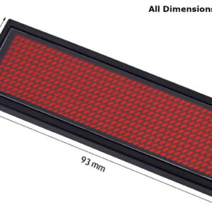 POCKET MINI BADGE DISPLAY-RED